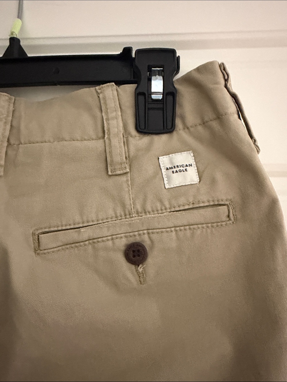 American Eagle Outfitters Men's Khaki Tan Chino Pants - Picture 5 of 8